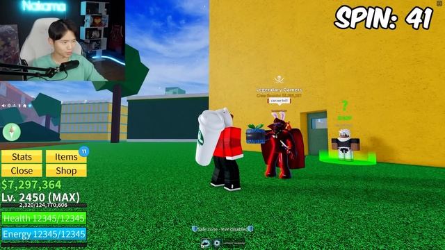 100 People Spin Fruits For Me in Blox Fruits (GOD LUCK) смотреть онлайн