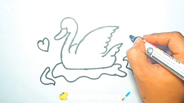 How to draw Duck I duck drawing step by step смотреть онлайн