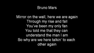 LIL WAYNE ft. Bruno Mars - Mirror (Lyrics)