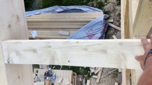 Правильный монтаж стропильной системы  выносы 80 см.