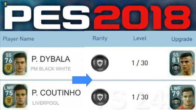 Pes 18 full Updated Players list (gold to black) - Pes Mobile смотреть онлайн