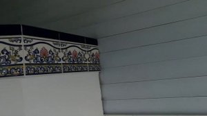 Барбекю отделка испанской плиткой под изразцы