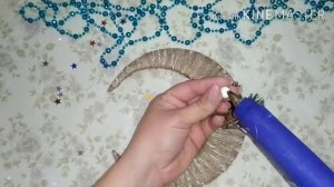 Новогодний полумесяц / поделки подарки на новый год своими руками / новогодние игрушки Hand made DI