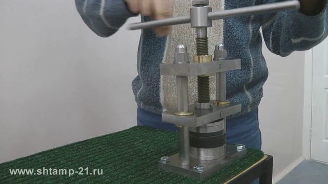 Ювелирный штамп совмещённого действия  ИКОНКА