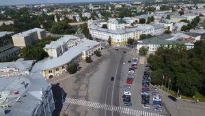 Центр г.Вологда, с высоты птичьего полёта - июль 2021г.