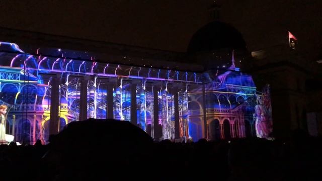 #vilnius - 2019: сказка «Снежная королева» на стене Кафедрального собора смотреть онлайн