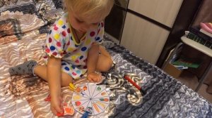 Развивающие Игры для Ребёнка 1-2 года с Прищепками. Развиваем Ребенка Дома