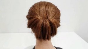 ПУЧОК = ИЗ " 1 " ХВОСТА на КОРОТКИЕ ВОЛОСЫ.