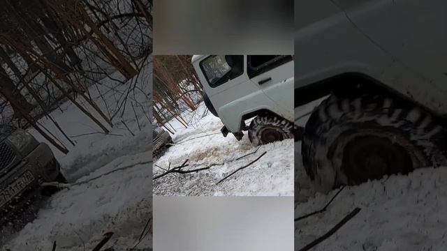 покатушки грязь внедорожье уаз застрял тает снег ярославль дача