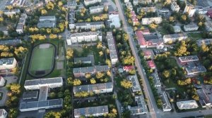 Кингисепп с высоты птичьего полета. Июль 2020 года