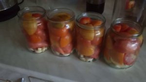 Помидоры дольками на зиму