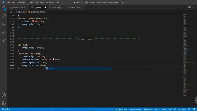 How to Make an Online Store Website Using HTML | CSS | JS | BOOTSTRAP | Multi Page Website | Part-