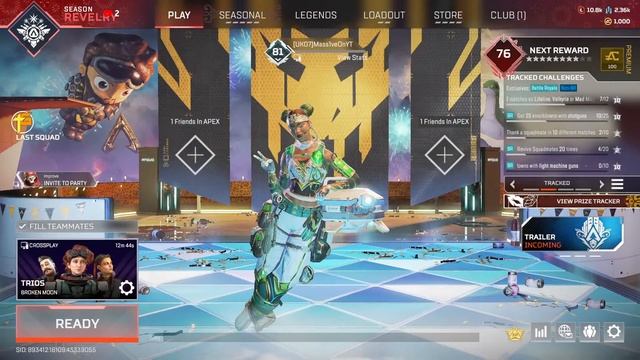 Apex Legends Ranked | Need a break from valo | #grinding смотреть онлайн