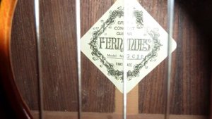 Fernandes grand concert 30 classical guitar