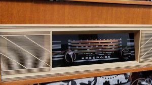 Рекорд 66 радиола. Приём на 300 м. СВ радио России.(3). 3