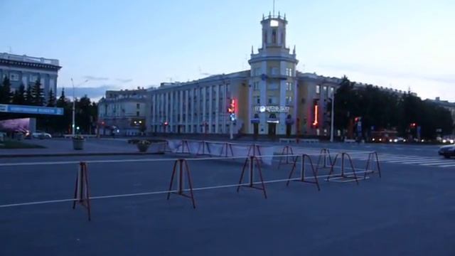 Кемерово. Площадь Советов. Детская площадка.