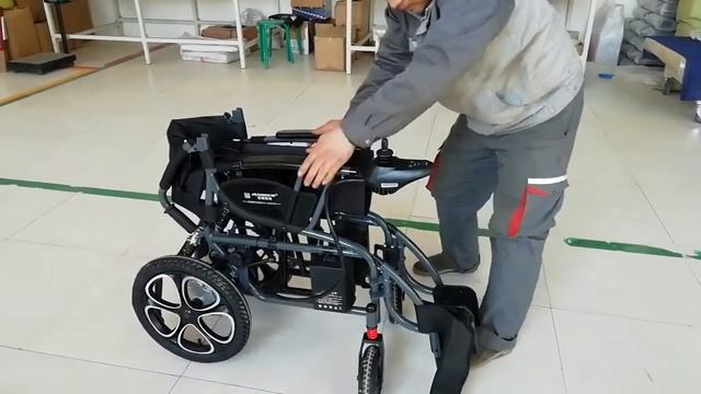 Как складывать  Инвалидная коляска  Электроколяска  Кресло для инвалида  Кресло коляска