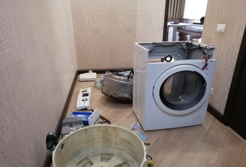 РЕМОНТ СТИРАЛЬНОЙ МАШИНЫ ХАЕР ЗАМЕНА ПОДШИПНИКА HAIER