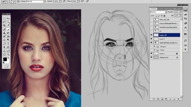 Portrait Drawing Using Andrew Loomis and Frank Reilly Methods ...