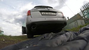 Выхлоп с субару легаси 2.0 турбо на субару аутбек 2.5 атмо