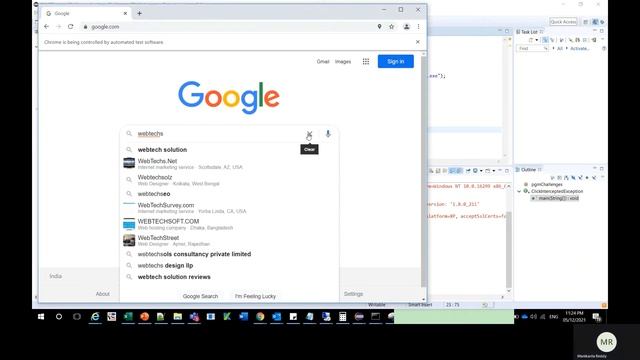 how to resolve element click intercepted exception in selenium