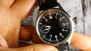 Обзор часов пилота - Corgeut Pilot watch с AliExpress