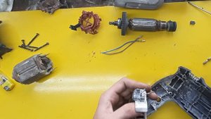 Перфоратор Sparky BPR 280CE замена реверса, щеток