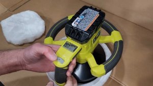 Enhanced Control with the RYOBI ONE+ 10 inch Random Orbit Buffer