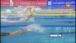 Плавание. Мужчины - 200 м На спине. Финал. Чемпионат Европы по плаванию в Дебрецене 2012.