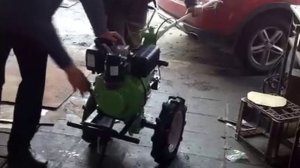 Первый запуск дизельного мотоблока Crosser CR-M6