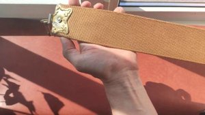 Японский ремень из кордована для правки опасных бритв