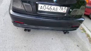 Выхлоп Бмв е46 в8 3узет отстрелы v8 3uz exhaust bmw e46 coupe brabus sound
