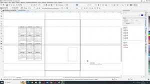 Видео 2. Создание макета настольного календаря в CorelDRAW