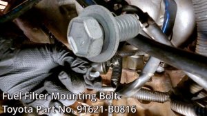 Toyota Landcruiser 70/80/105 Series - How to Replace Fuel Filter (1FZ-FE)