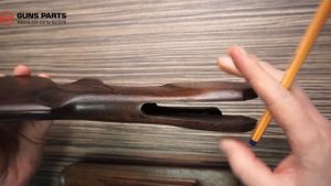 ИЖ-27 приклад и цевье Монте-Карло орех, после 88 года, 12 калибр