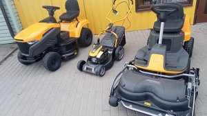 TRAKTORIUKAS STIGA TORNADO 2098 H - STIGA COMBI 748 S -  STIGA PARK 300 M TECHNIKASODAMS.LT