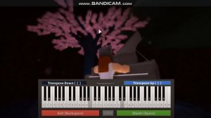 Lovely - Billie Eilish ft. Khalid | Virtual Piano | Roblox