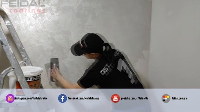 Простая в нанесении и красивая декоративная штукатурка своими руками! смотреть онлайн