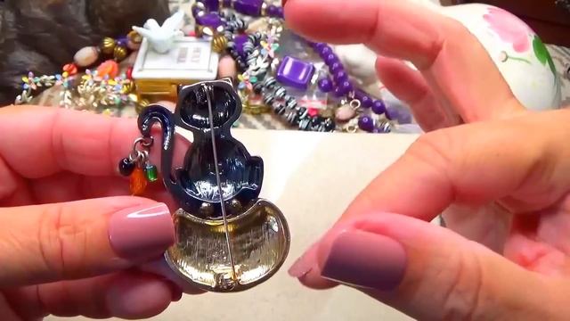 Нашла на свалке пакет А ТАМ ЗОЛОТО ! Открыла и ОбАлДеЛа ! Винтажная бижутерия и украшения винтаж смотреть онлайн