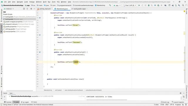 How to implement Biometric authentication in your Android App? - complete source code смотреть онлайн