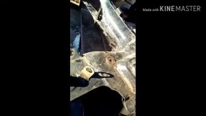 Чистка рамы от ржавчины на альфу 72