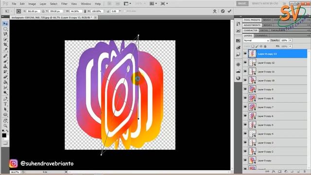 Cara Membuat Animasi Logo Berputar GIF dengan Photoshop : Tutorial Adobe Photoshop смотреть онлайн
