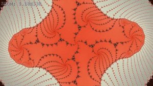 Deep Mandelbrot fractal zoom #066 Magnification = 2.54E785