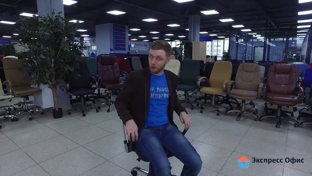 Обзор компьютерного кресла Марс PC900 хром смотреть онлайн