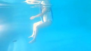 Аквааэробика для беременных в Астрахани, съемки под водой