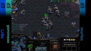 Starcraft Burning Ground multiplayer - Episodio 6 - KMC KMC KMC - LrBe vs yominsoo vs murloc