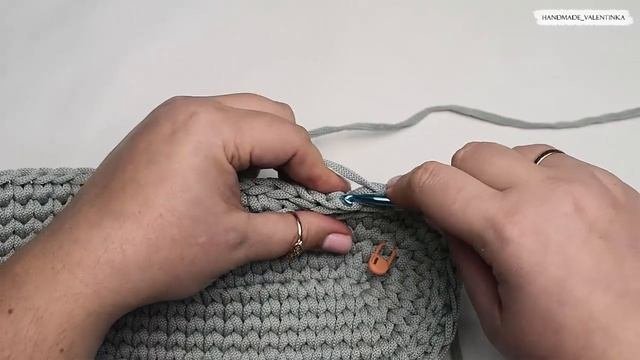 Сумка крючком узором 