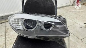 Авто свет установили BI-LED модули BMW F10.    #бмв #BMW #ретрофит #курск #москва #регулировкафар