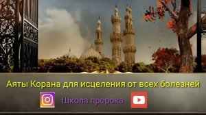 Аяты Корана и мольбы для исцеления от всех болезней.рукъя лечение Кораном.