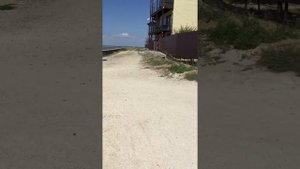 Ейск. Пляж пансионата Приазовье. Часть 2 . Азовское море. Ейская коса. Август 2018